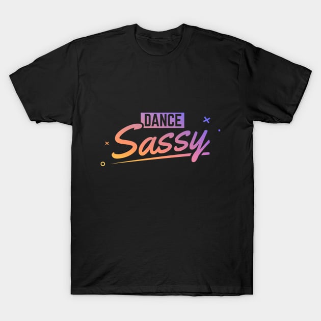 Dance Sassy Color Logo T-Shirt by dancesassy